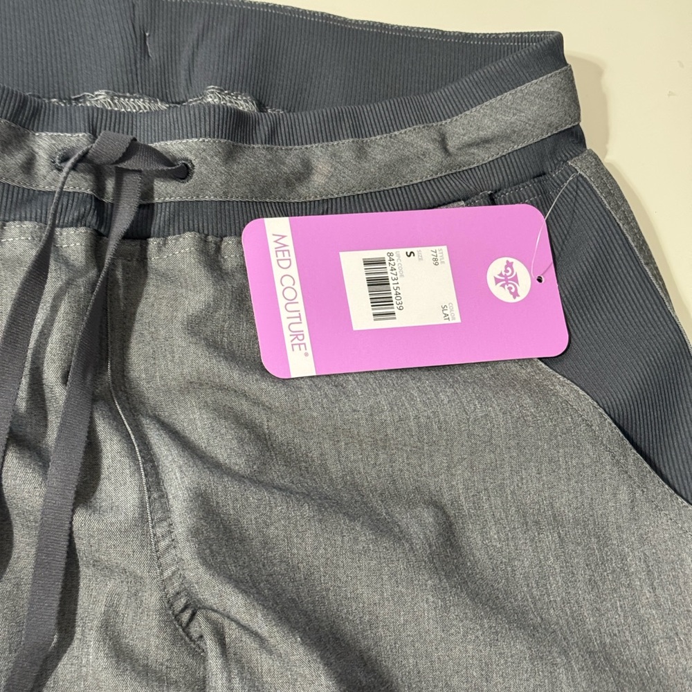 Med Couture Charcoal Jogger Pants